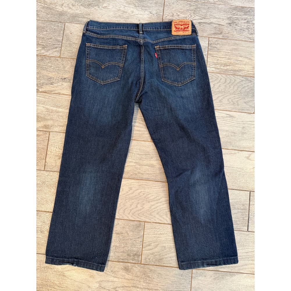 Levis 559 Relaxed Straight Jeans Mens 36x34 Hemmed Levi Strauss Denim 36 x 34